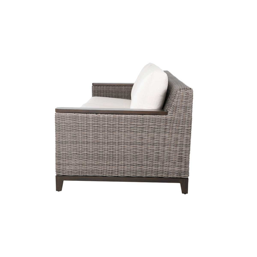 Beaufort 4-Piece Wicker Sofa Set with Swivel Rocking Chairs