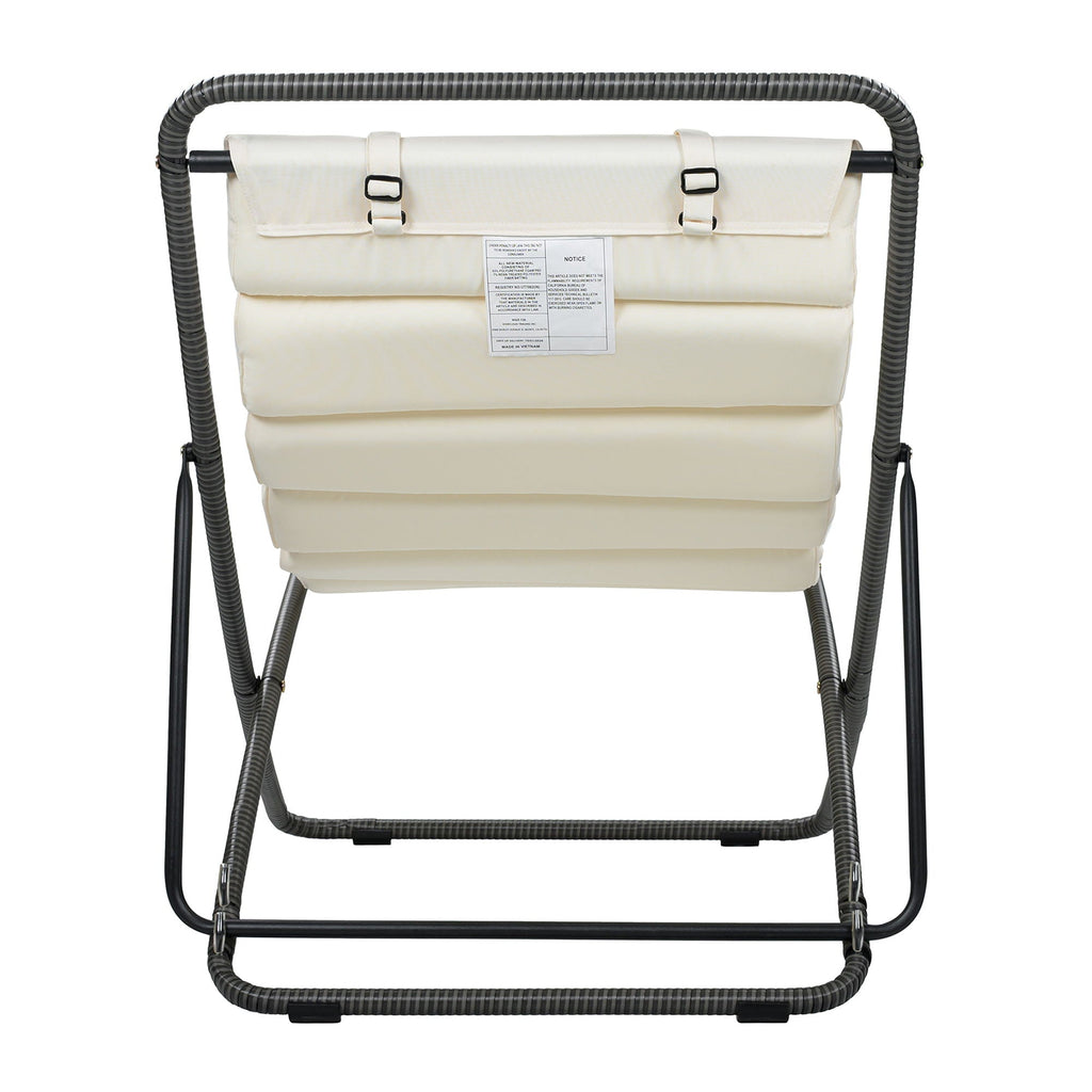 Outdoor Folding Chair With Adjustable Backrest (Set of 2)