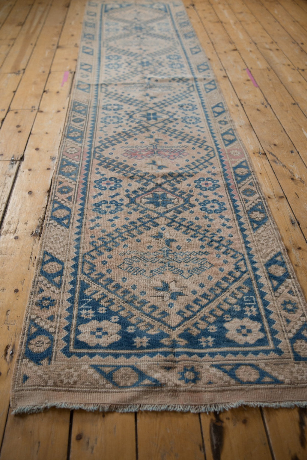 2.5x10.5 Vintage Distressed Melas Rug Runner