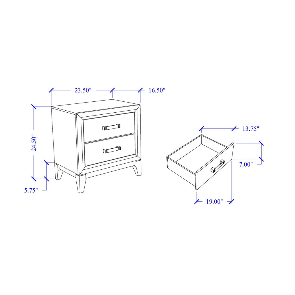 Mirage - 5 Piece Bedroom Set