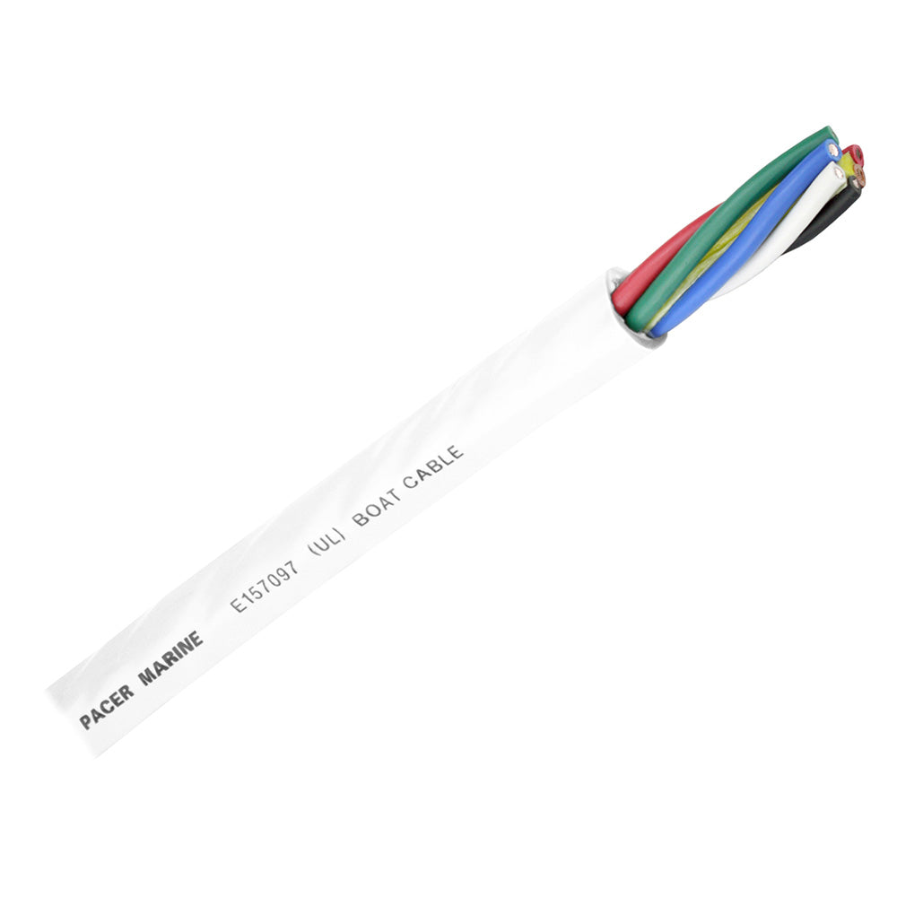 Pacer Round 6 Conductor Cable - 500 - 16/6 AWG - Black, Brown, Red, Green, Blue  White  [WR16/6-500]