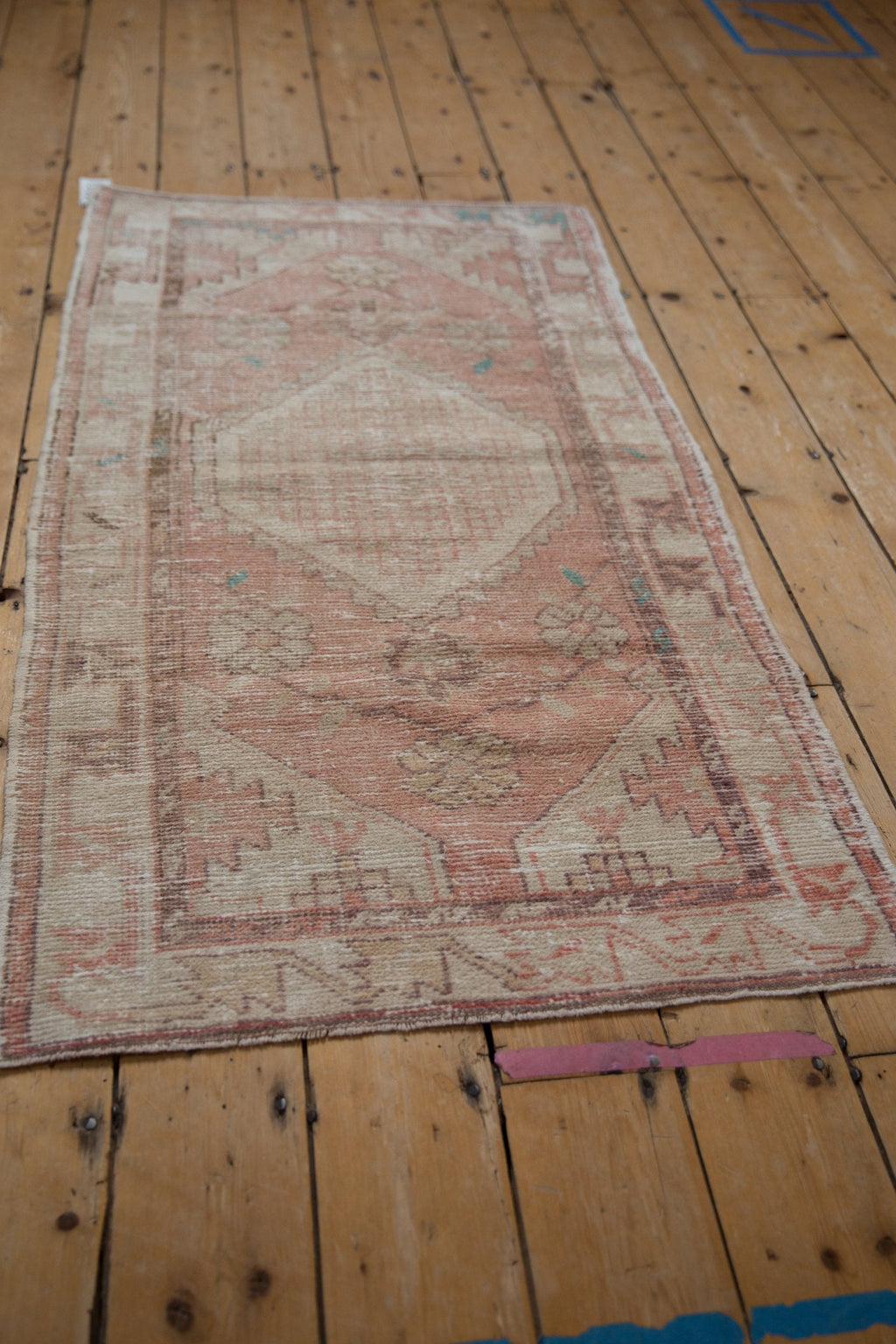 2.5x5 Vintage Distressed Oushak Rug Runner