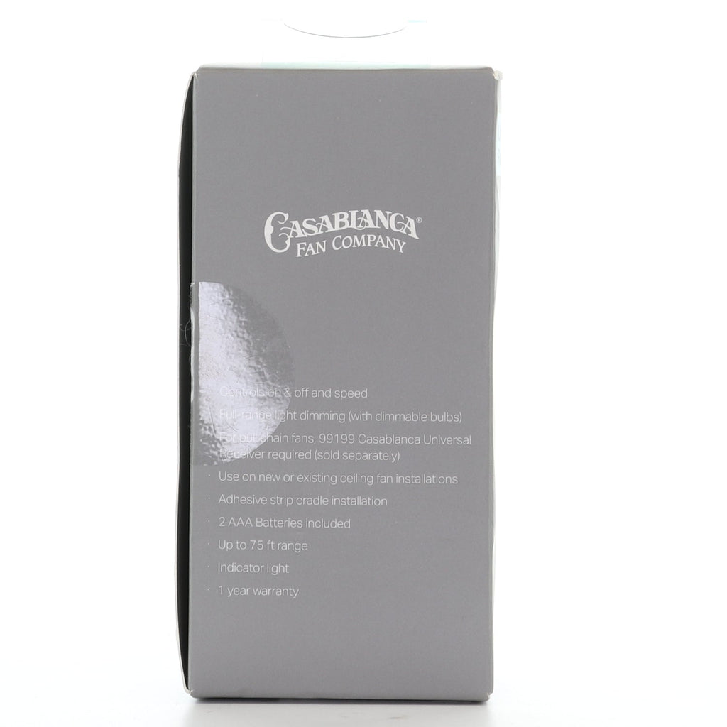Substitute for Casablanca 99198 / IN2TX50 4-Speed Ceiling Fan Remote Control - K6266-08 [63T-AC83T-KIT]