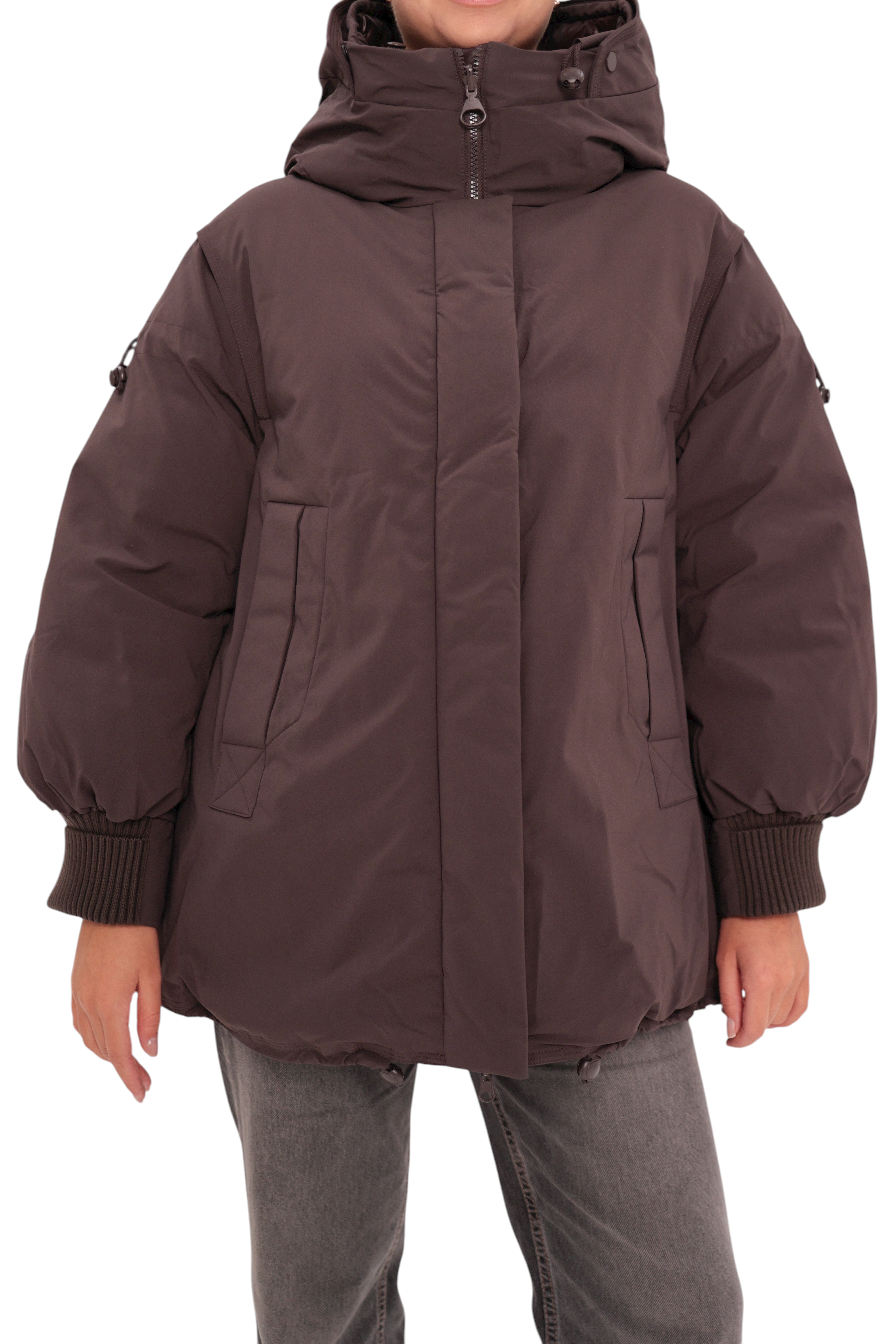 ⇆ Reversible 2 in 1 Insulated Bio-Down Winter Coat