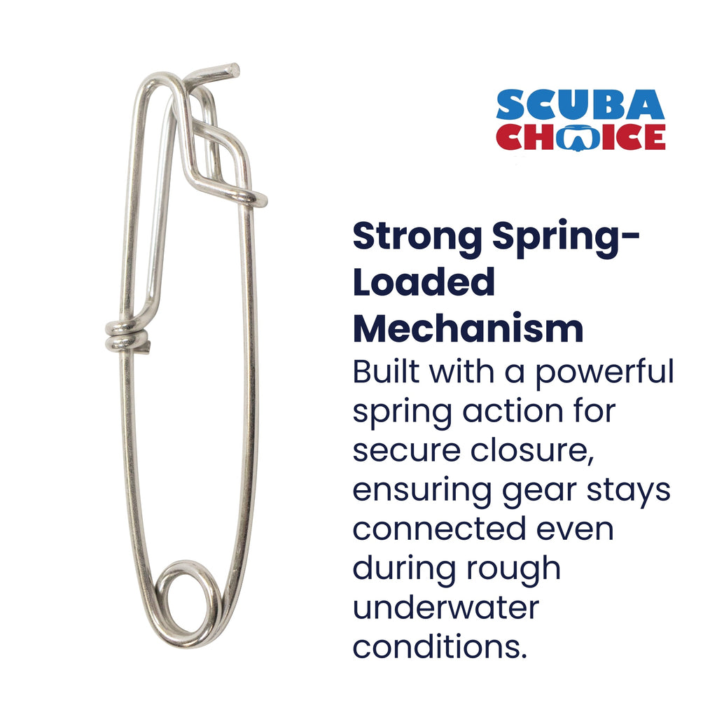 Scuba Diving Spearfishing Stainless Steel Shark Clip