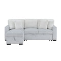 Ford - Reversible Pull Out Sofa Bed - Light Gray