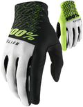 100% Celium Gloves - Yellow Full Finger Men's Small
