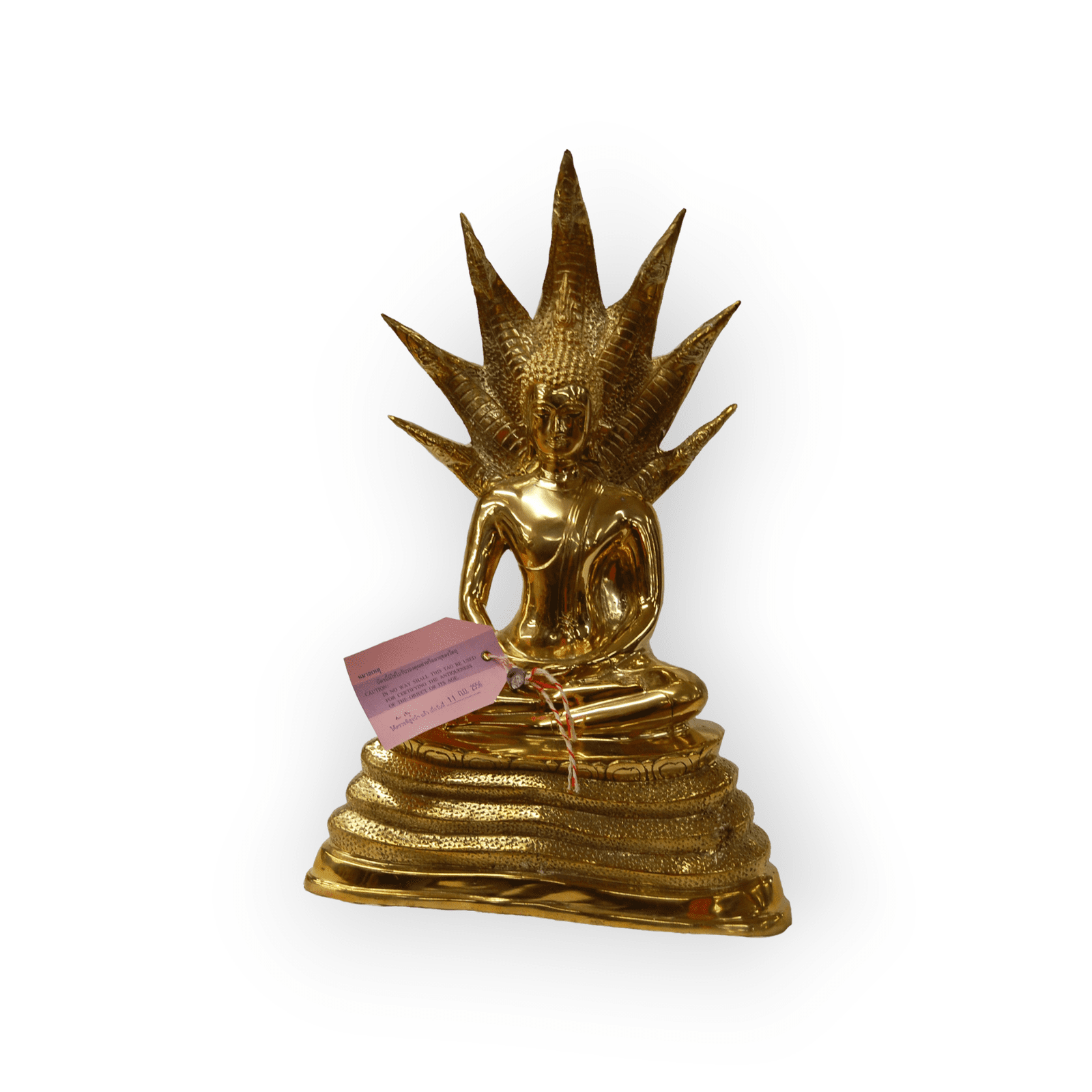 Cast Bronze Buddha Saturday 18" Tall