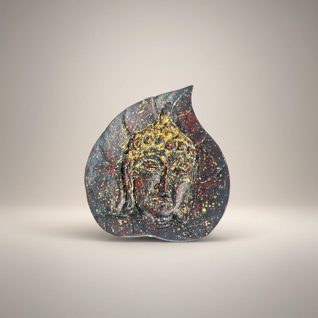 Great idea for your Decorating Needs Buddha Face on Dark  Gold