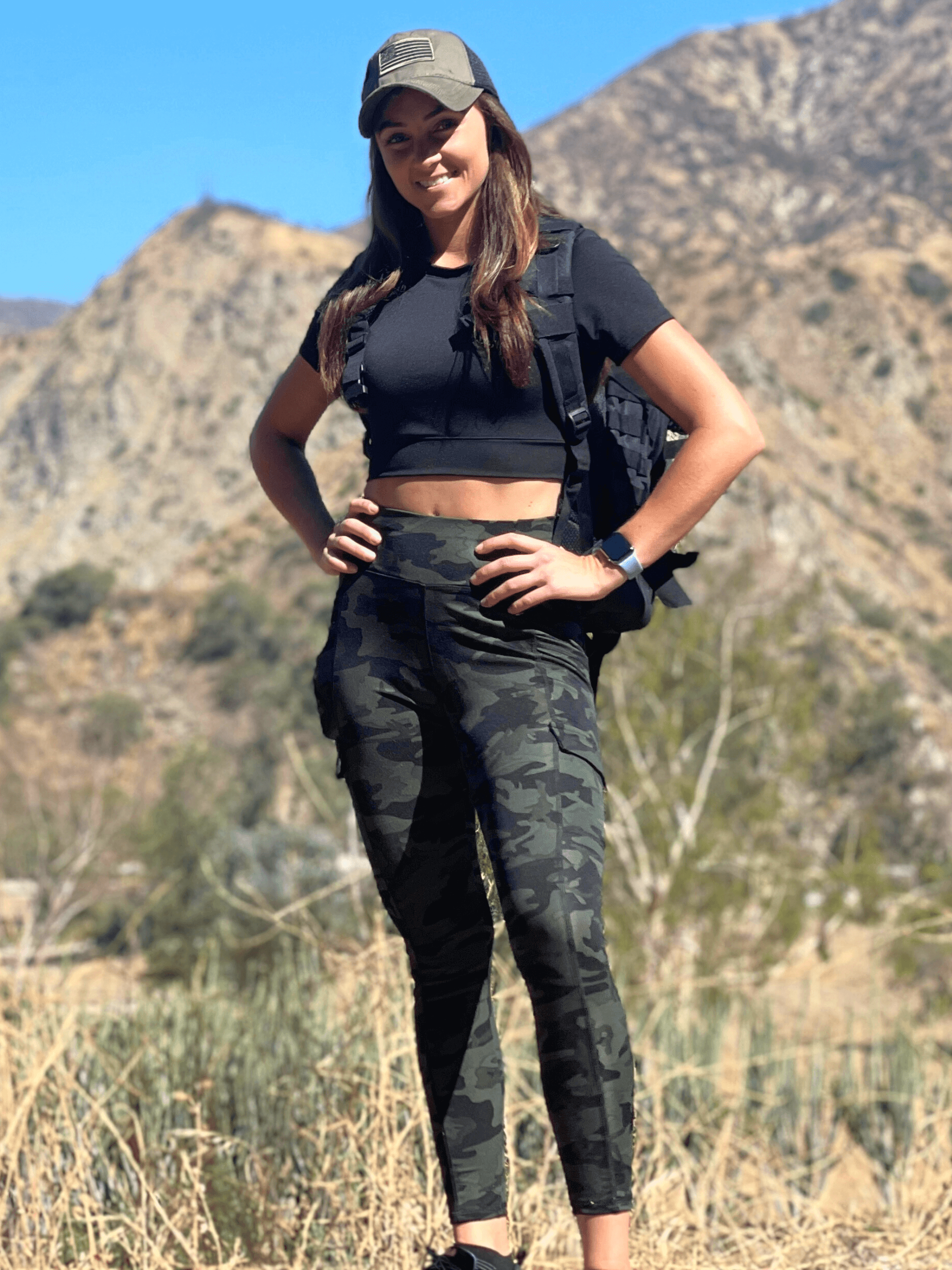 JupiterGear High-Waisted Leggings with Side Cargo Pockets