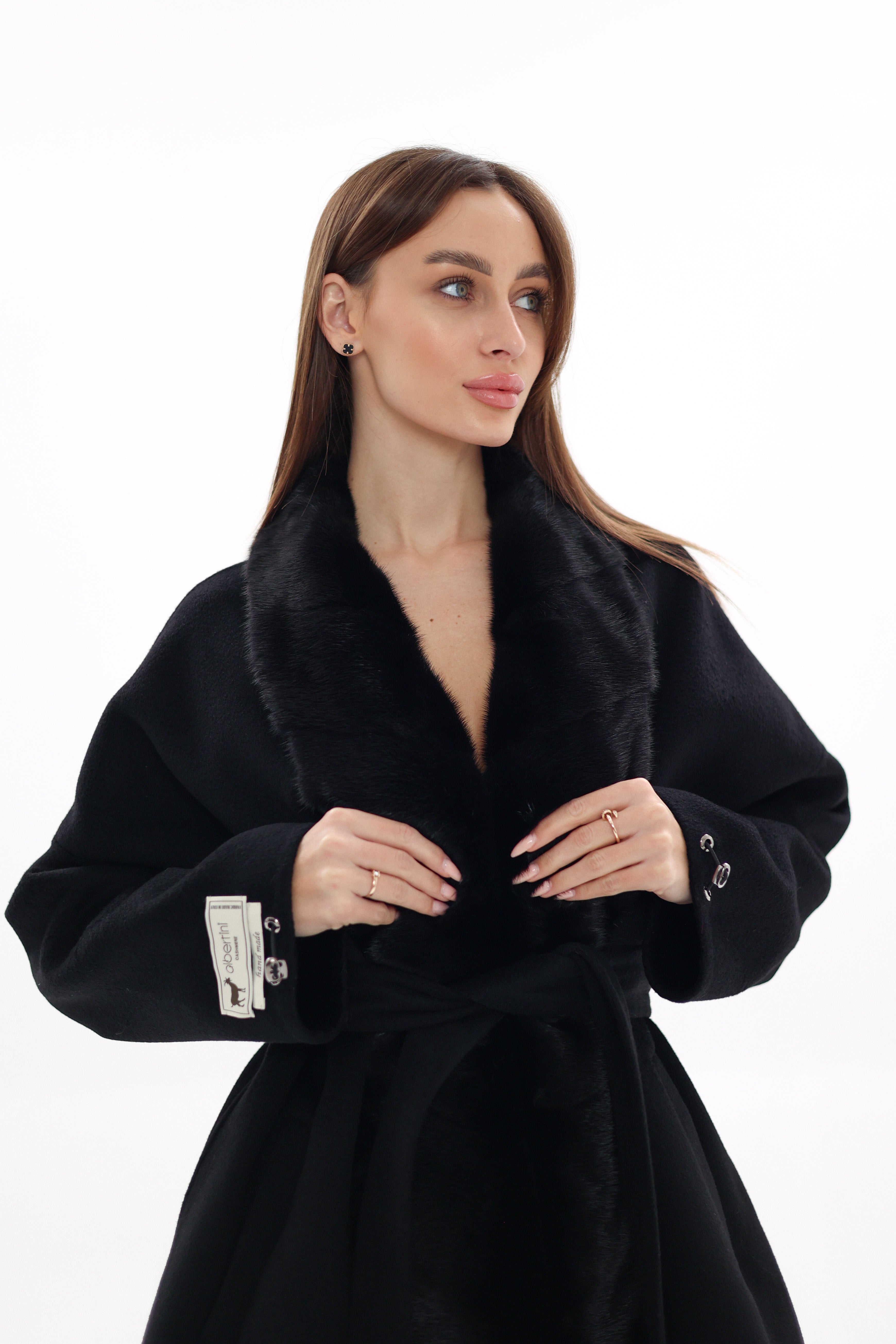 Kopenhagen Fur® Mink Italian Cashmere Wool Coat