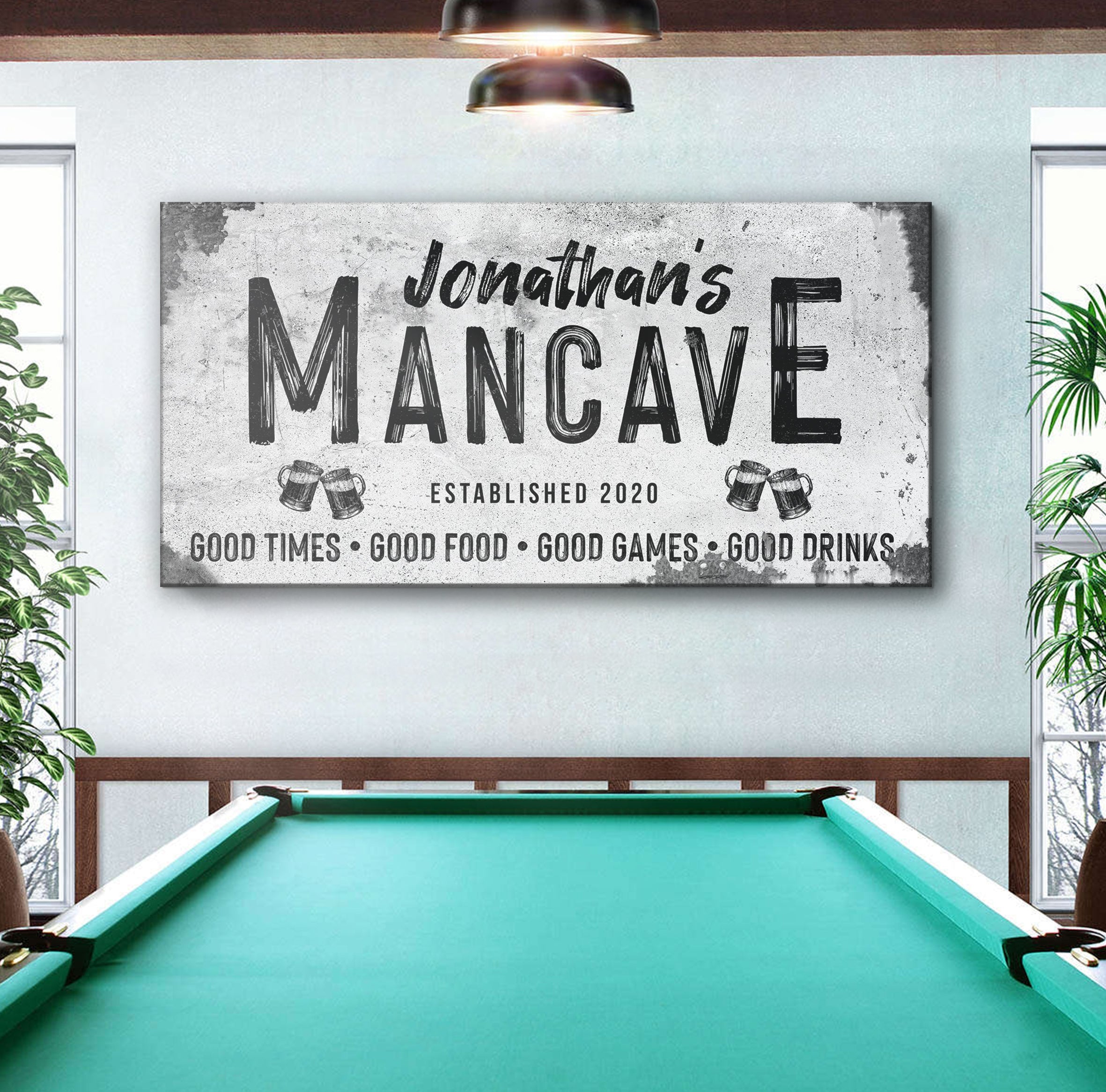 Good Times Man Cave Sign III