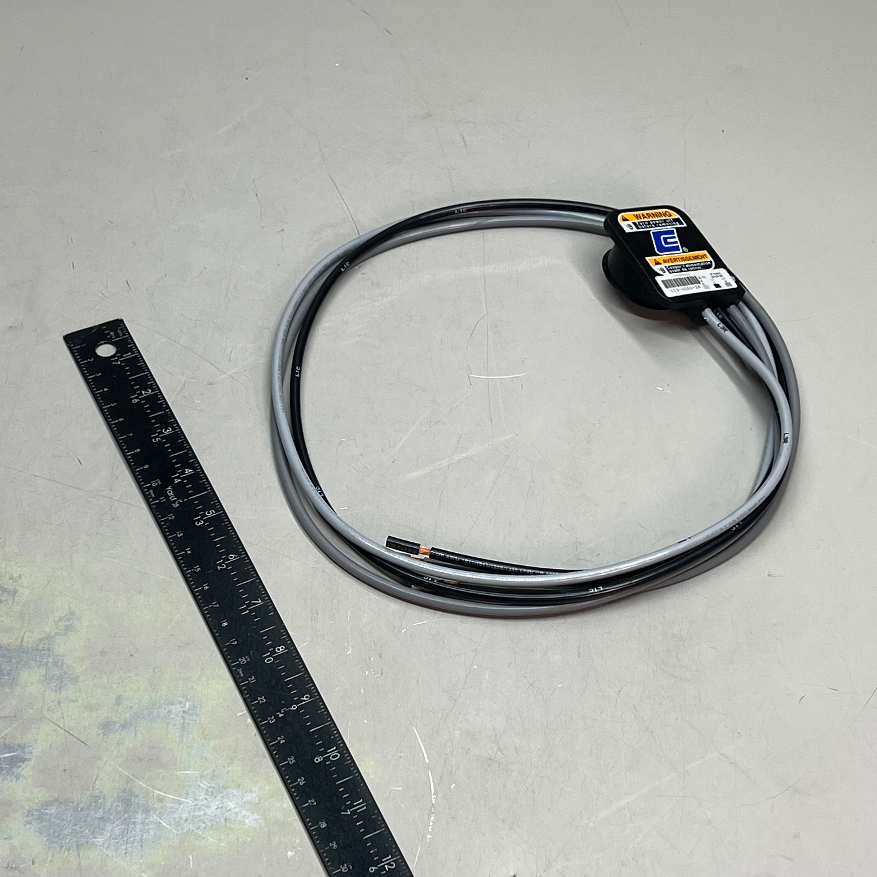 COPELAND Durable Power Cable W/ Molded Plug 43" Grey/Black 529-0060-24
