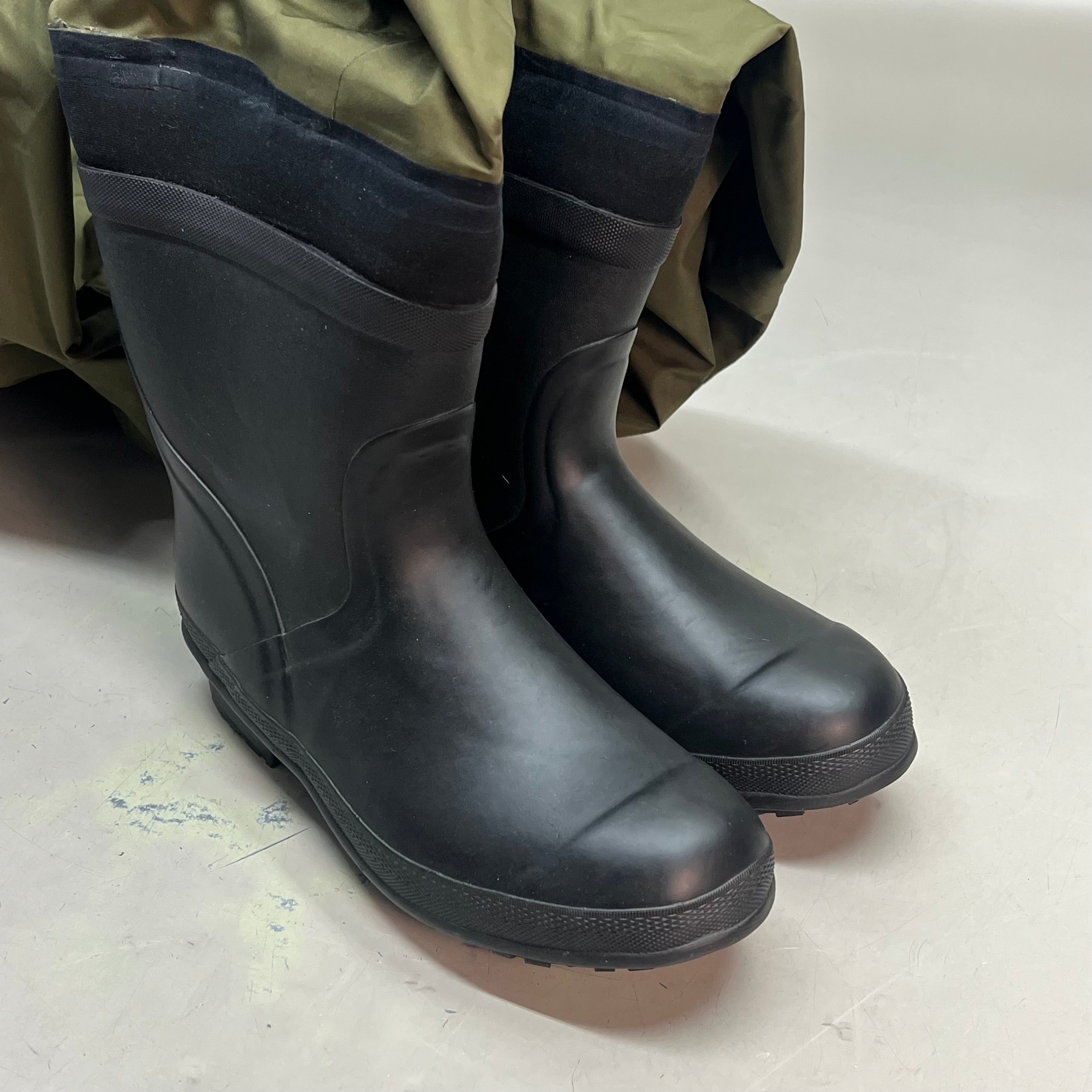 L.L. BEAN Angler Super Seam TEK Boot-Foot Waders Mens Sz L Boot Sz 11 503587