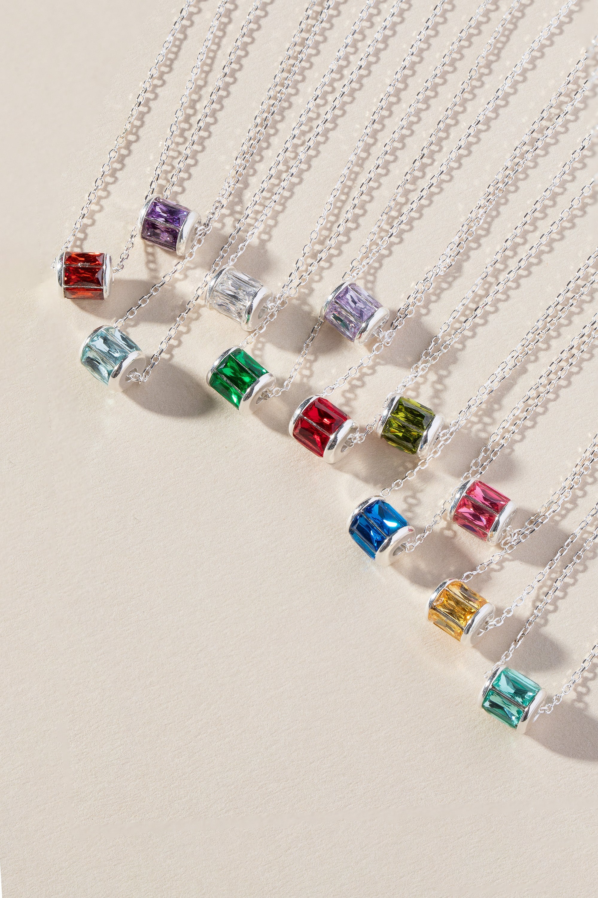 October Birthstone Precious Pendant Necklace