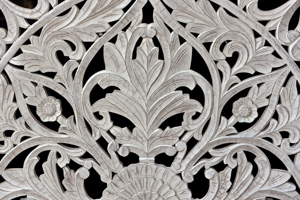 Carved Wooden Bed