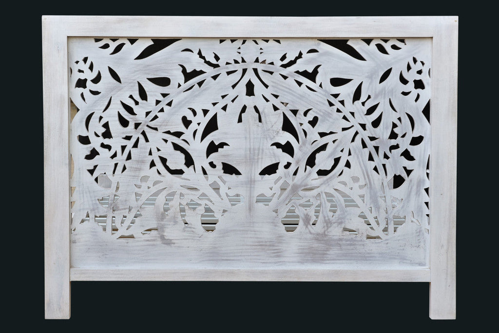 Carved Wooden Bed