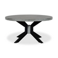 Root Grey Mango Wood Round Dining Table