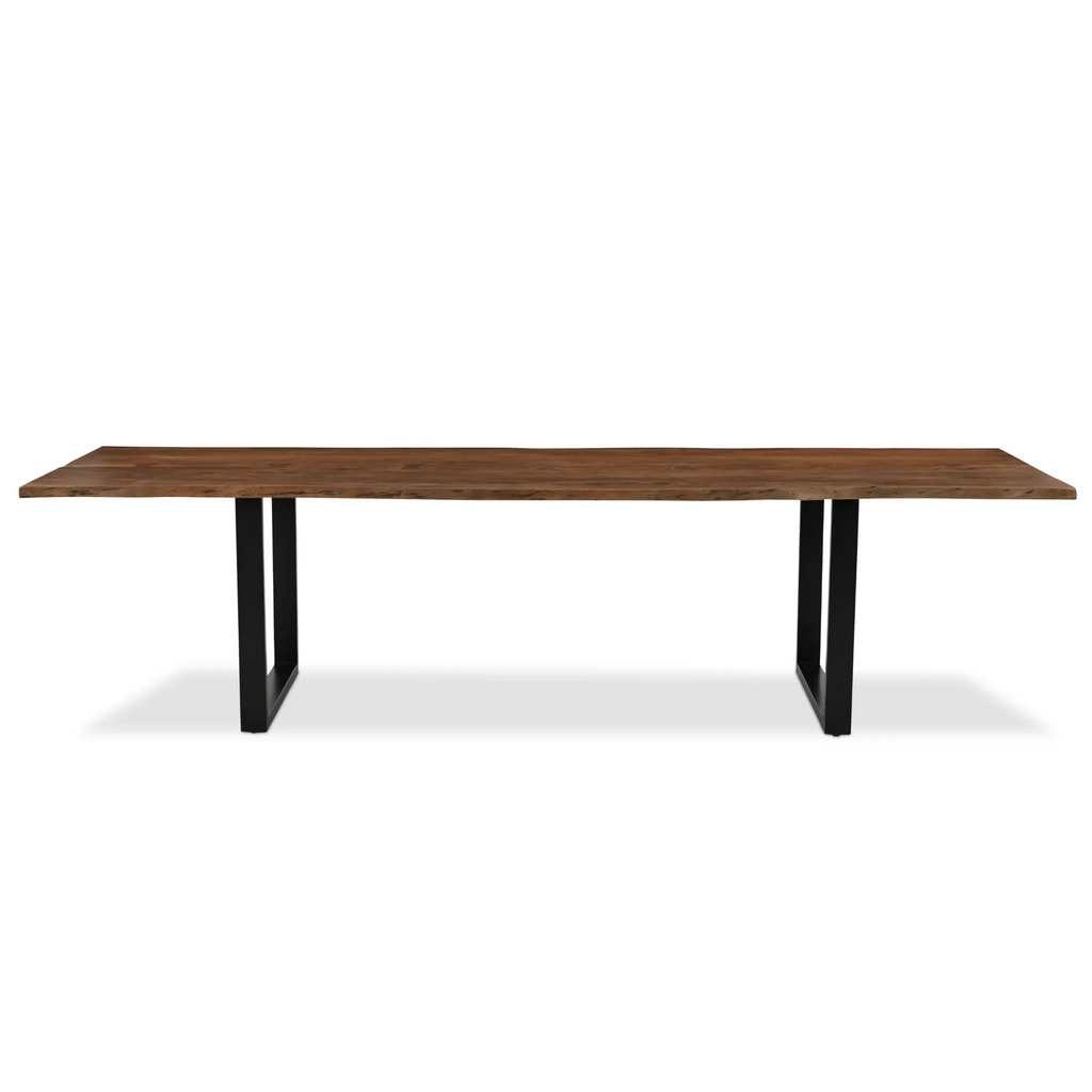 Athea Butterfly Dark live Edge Dining Table - 96"