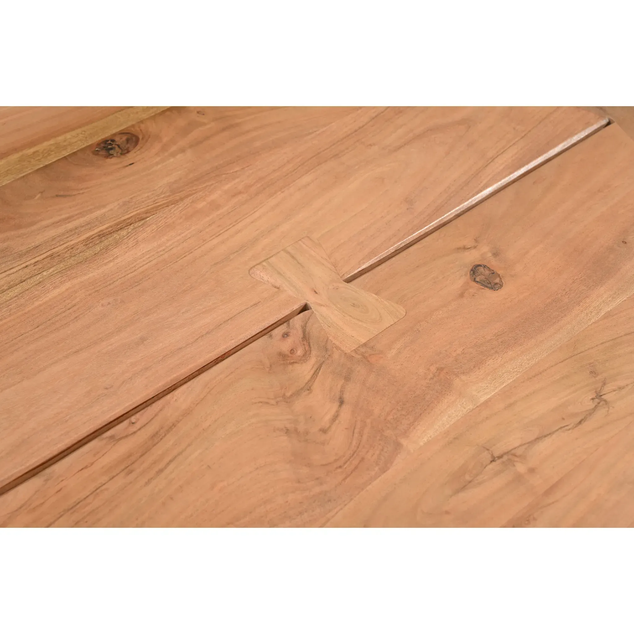 Athea Butterfly Natural live Edge Dining Table - 84"