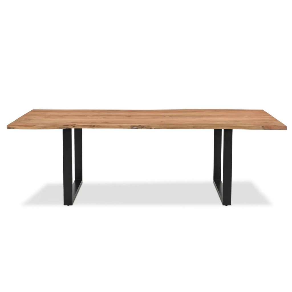 Athea Butterfly Natural live Edge Dining Table - 96"