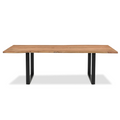 Athea Butterfly Natural live Edge Dining Table - 96"