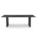 Grackle Solid Wood Dining Table -  Black