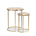Kori agate nesting tables