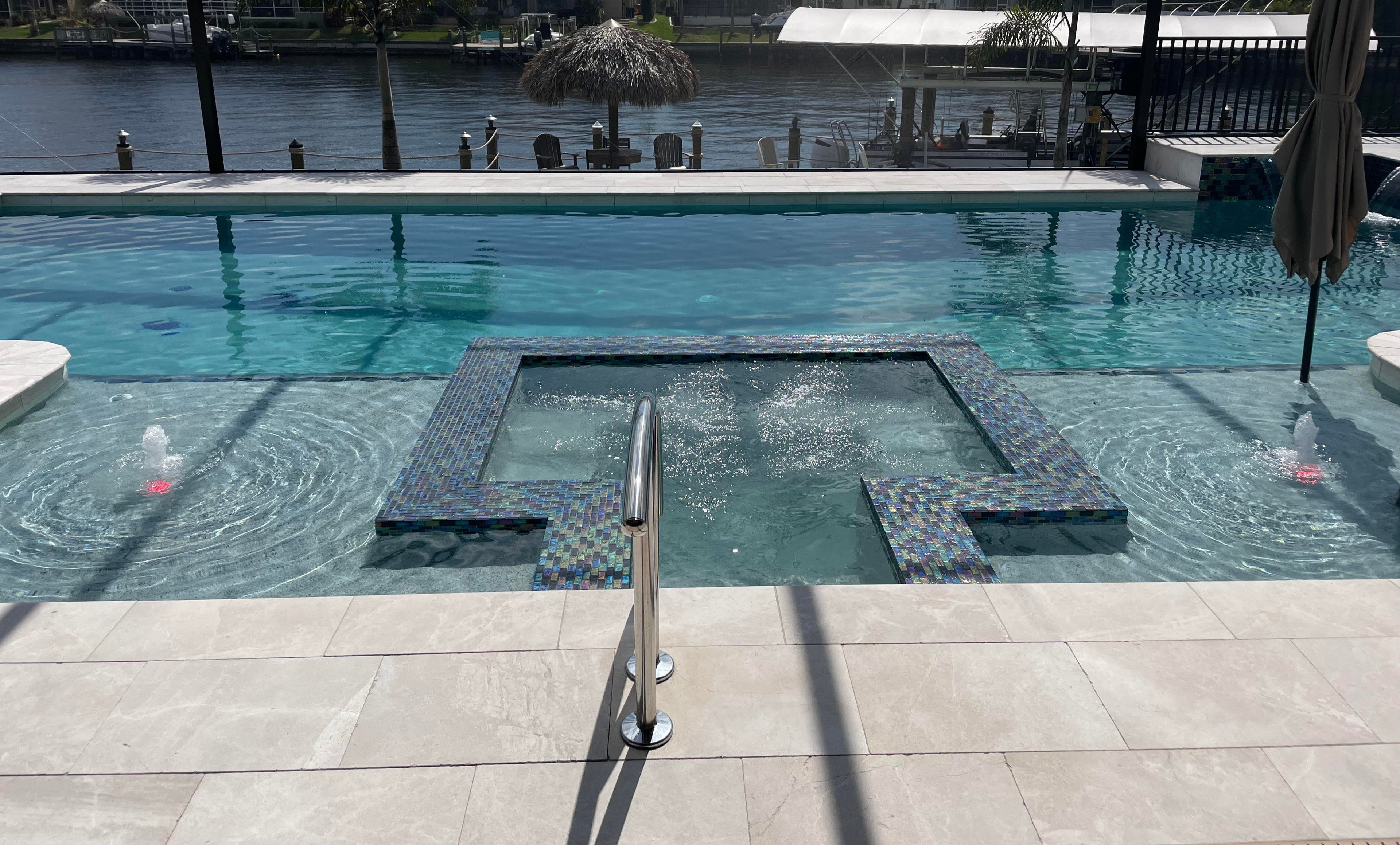 Gray Tumbled Marble Pavers - Aegean Royal Mediterranean Style