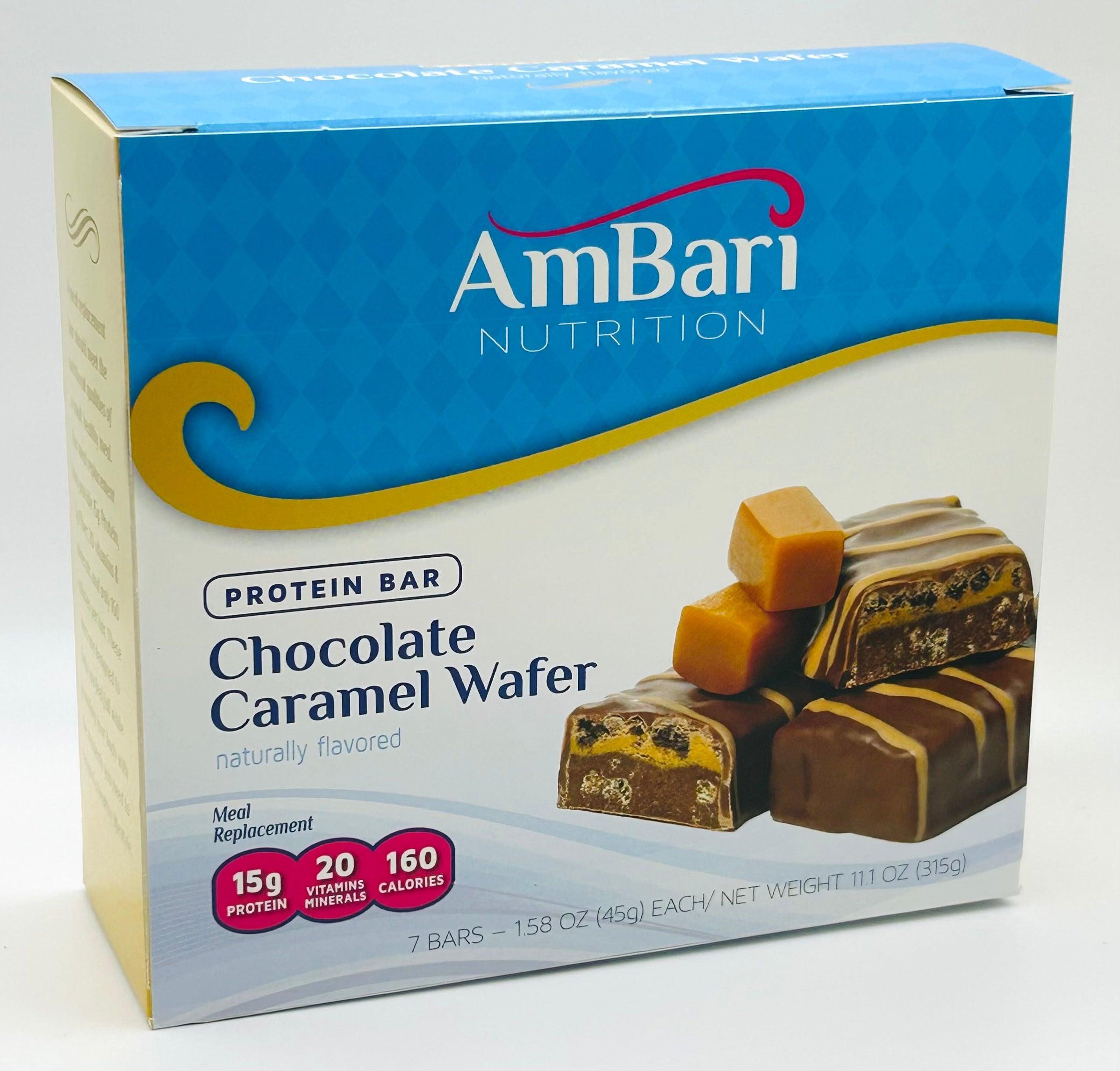 Chocolate Caramel Wafer Bars