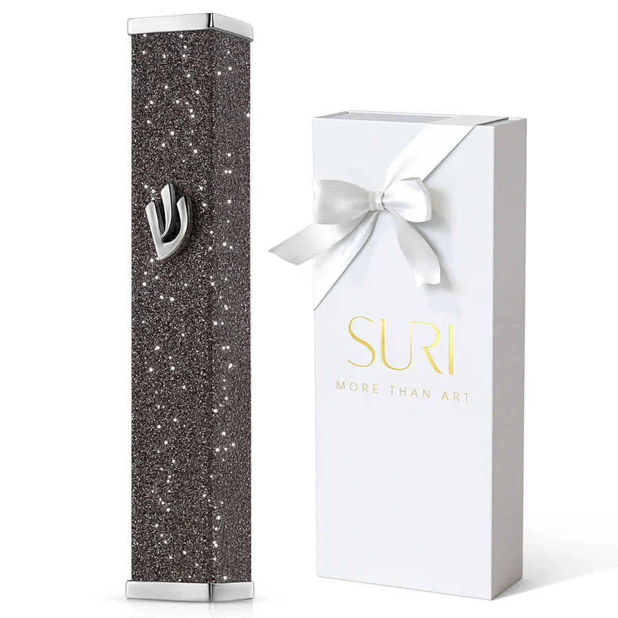 Classic Judaica Mezuzah Case – Colorful Stainless Steel Design – Candy Series