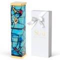 Stylish Stainless Steel Mezuzah with Colorful Design - Chagall Series