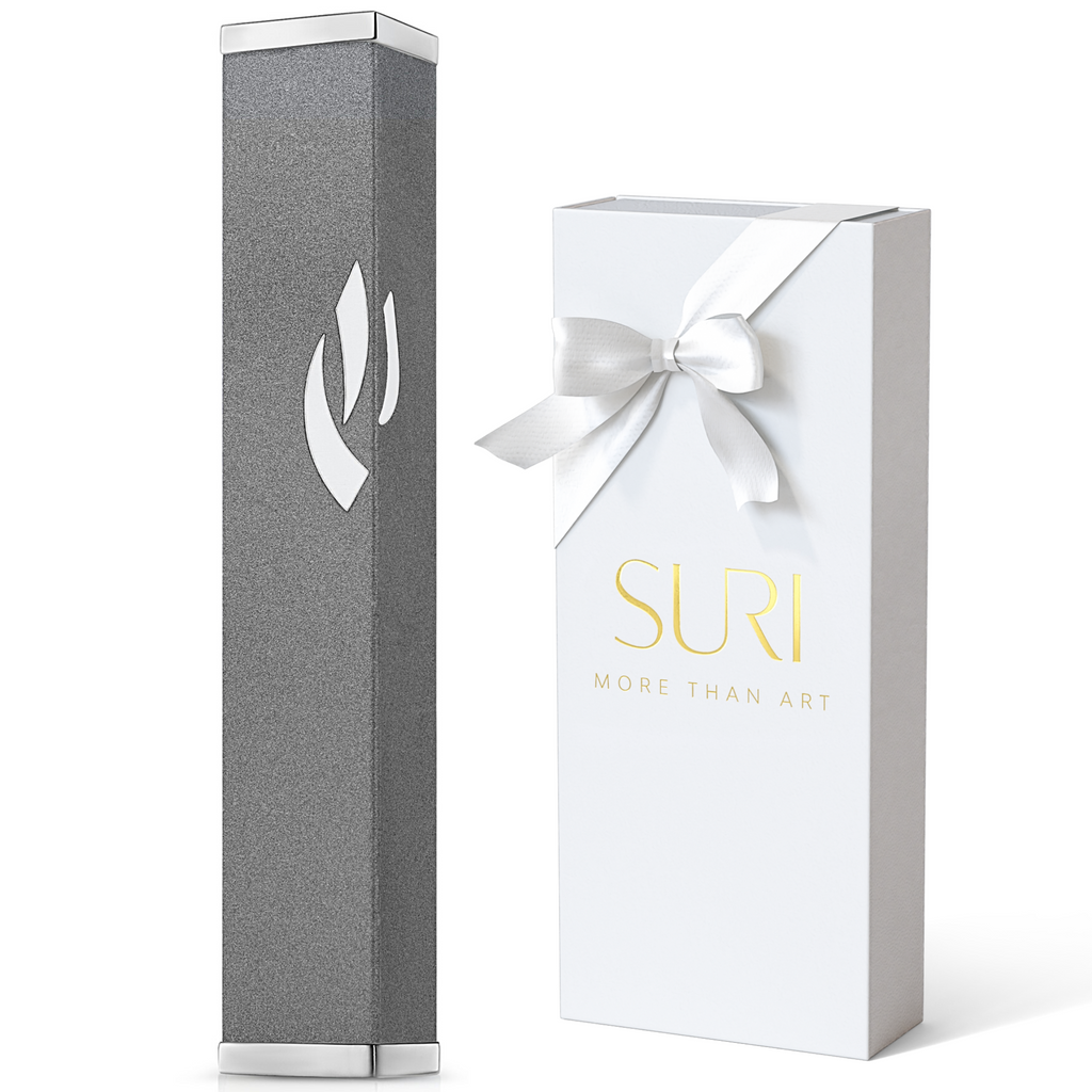 Flames Mezuzah – Clean Lines with a Contemporary Feel