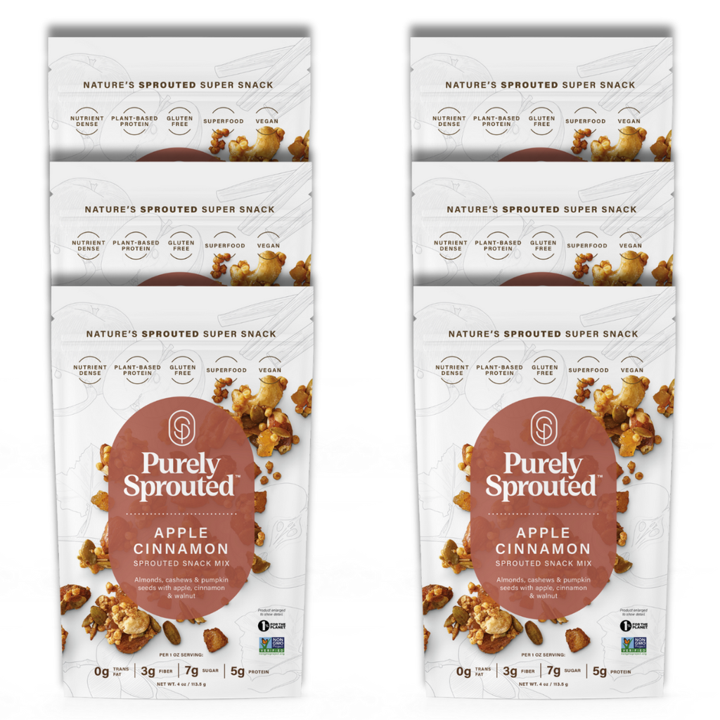 Apple Cinnamon, Sprouted Snack Mix