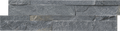 Amazon Gray Textured Natural Stone Ledger Corner Tile 12.75 x 3 x 5.75 Inches