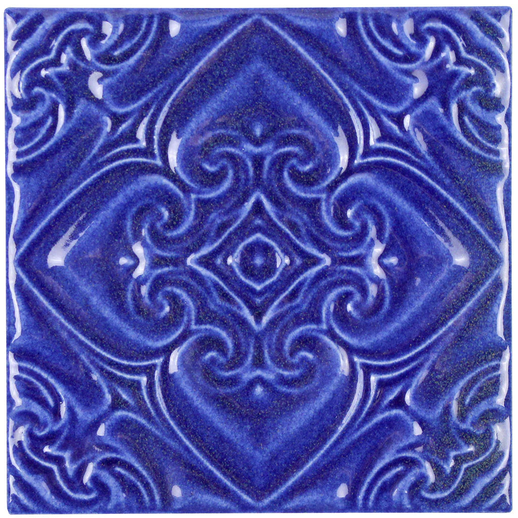 Porcelain Pool Tile Atlantico Blue 6x6 - Deco Melange Collection