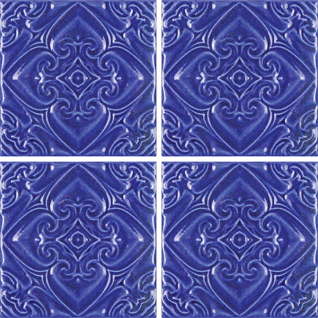 Porcelain Pool Tile Atlantico Blue 6x6 - Deco Melange Collection