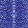 Porcelain Pool Tile Atlantico Blue 6x6 - Deco Melange Collection