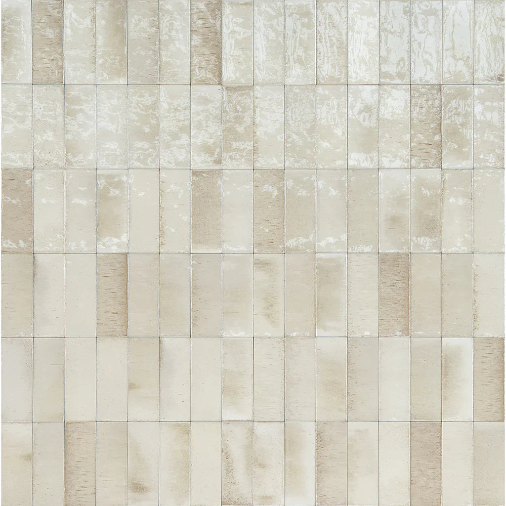Aquatica Beige Glossy Porcelain Tile 3x8 - Gleeze Collection