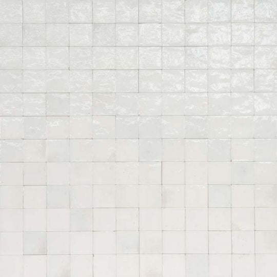 Bianco Glossy Porcelain Swimming Pool Tile 4x4 - Frost Proof