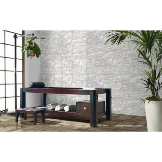 Bianco Porcelain Stoneware Ledgerstone - Puzzle Match 6.25x15.75