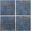 Aquatica Blue Porcelain Pool Tile 6x6 Inch Traditional Grade 1 - Oasis II Collection