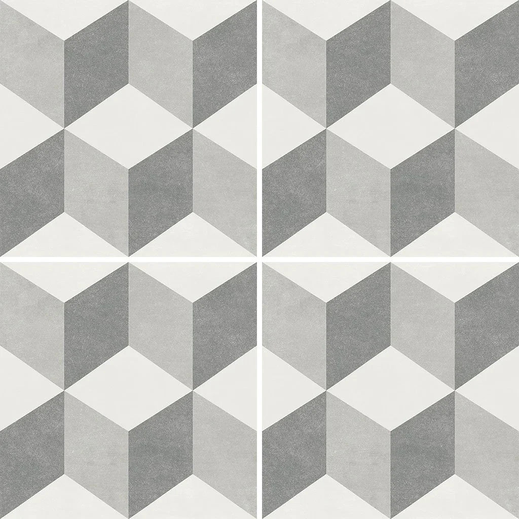 Aquatica Brina Directional Pattern Porcelain Outdoor Pool Tile 6x6 Fiore Collection