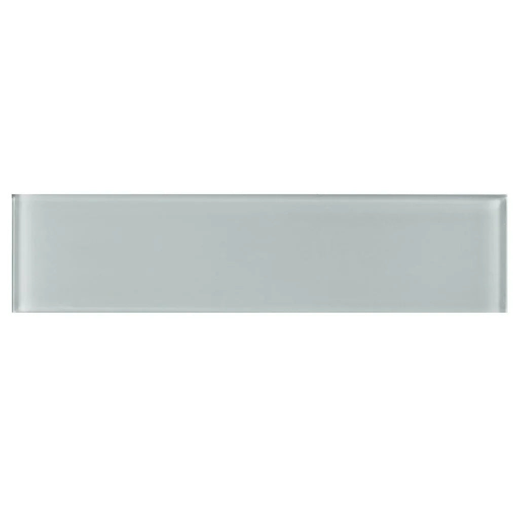 Cloud Glass Tile 3x12 Inches - Glossy Finish Grade 1 Aquatica Element Collection
