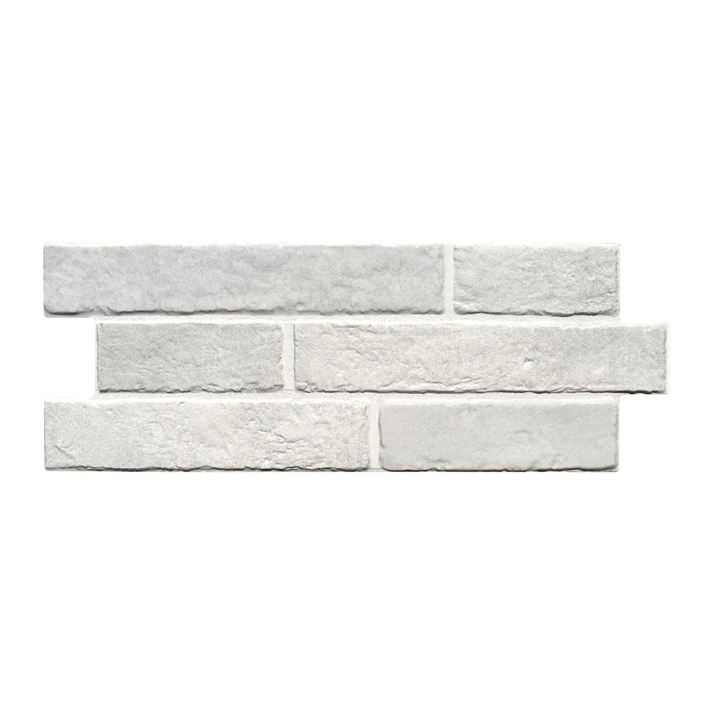 Cocco Interlocking Brick Porcelain Tile 6.5x15.25 Hybrid Glossy Smooth Finish Dany