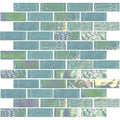 Emerald Green Glass Mosaic Tile 1x3 - Grade 1 Nautical Collection
