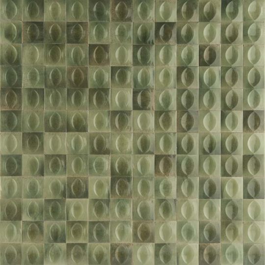 Glossy Porcelain Swimming Pool Tile 4x4 Giada 3D Egg Design