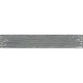 Gray Bamboo Textured Glass Tile 2x12 - Modern Contemporary Style