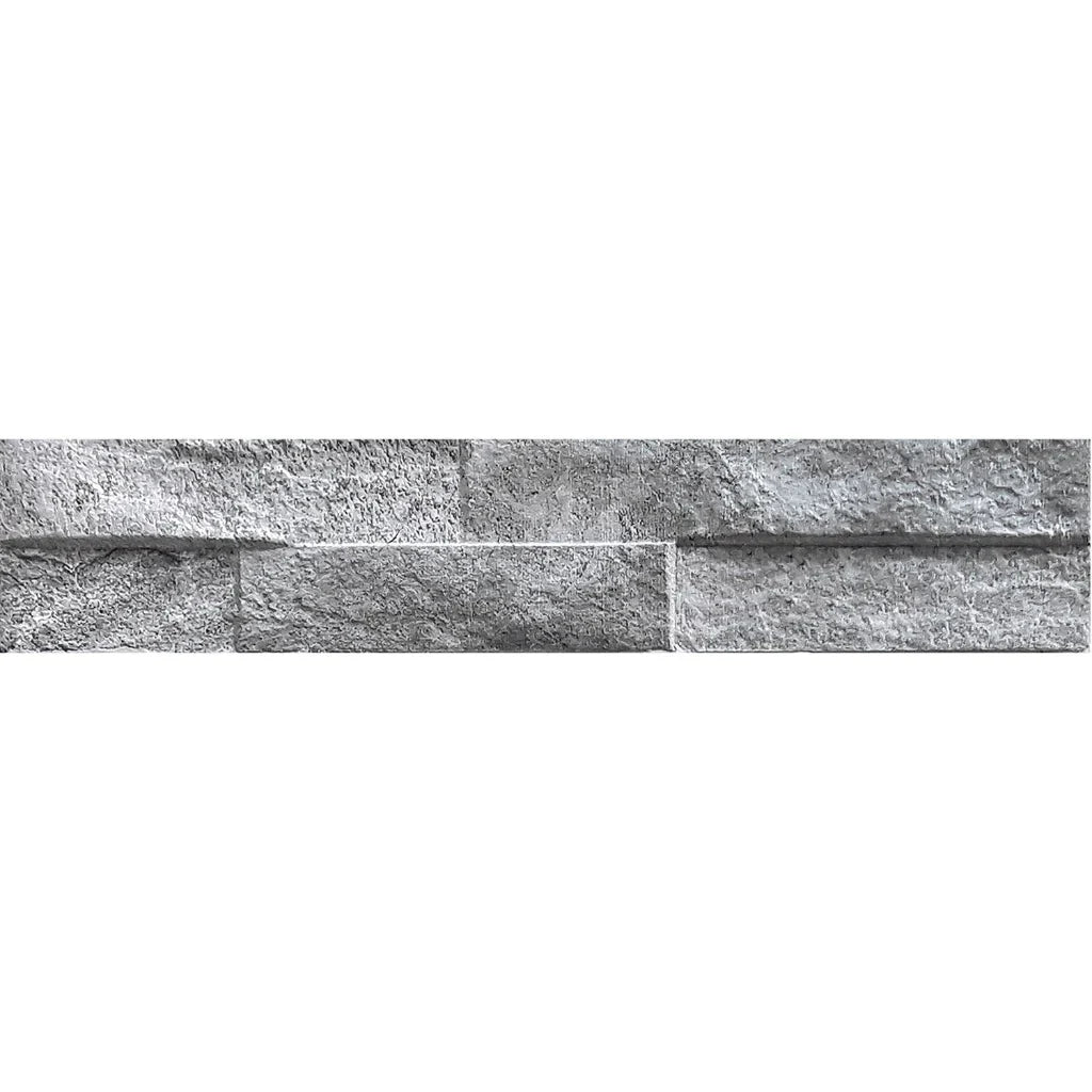 Gray Porcelain Ledger Panel Mosaic Tile 3x15 Inches Matte Finish Rock
