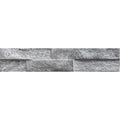 Gray Porcelain Ledger Panel Mosaic Tile 3x15 Inches Matte Finish Rock